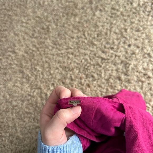 FREE PEOPLE 100% Cotton Tie Back Mini Dress - Picture 5 of 6